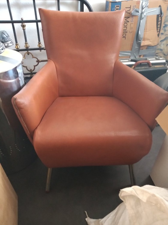 Image 1 of Sillón Label vd Berg en piel de arnés color natural