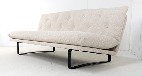 Image 1 of Kho Liang Ie per Artifort Divano a 3 posti C684 nuovo rivestimento vintage