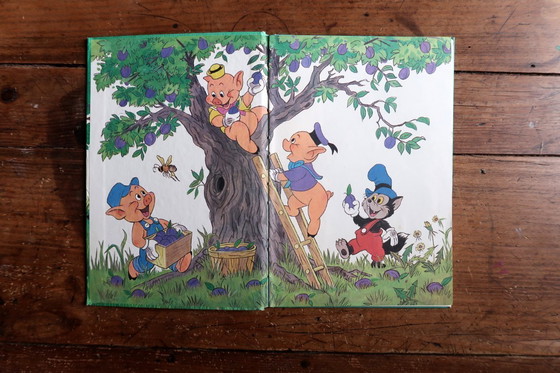 Image 1 of vintage Walt Disney Français Livre pour enfants « Petit Loup et les trois vœux », c.1980 – 2C51