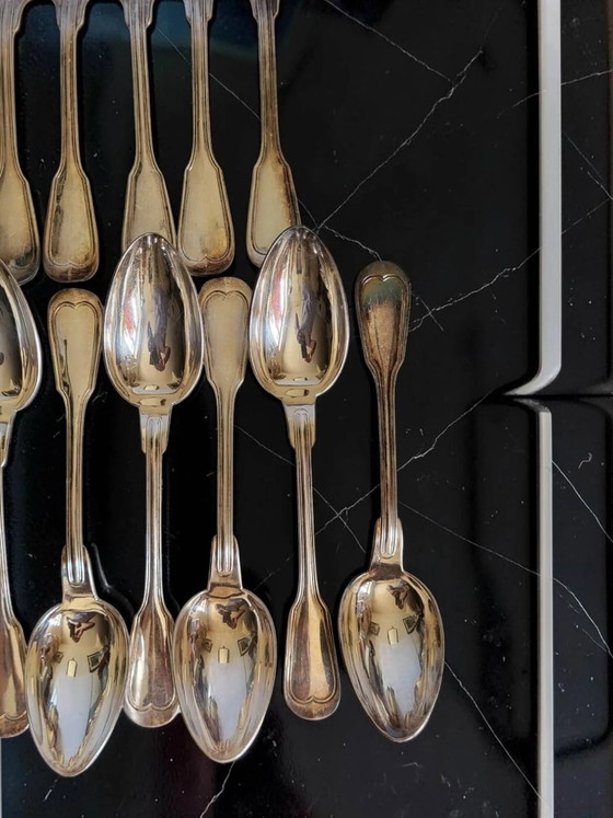 25 silver-plated cutlery sets "Les Grands Magasins du Louvre" (photo 5 of 12)