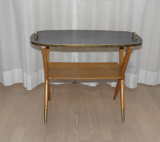 Image 1 of Beistelltisch Ilse Möbel 50er Jahre Resopalplatte UK2aeb