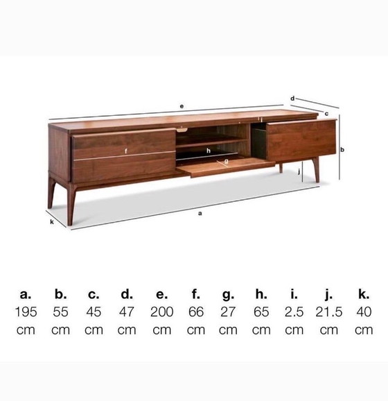 Mobili TV in noce di PIB - Elegante & Spazioso – Legno (photo 4 of 5)