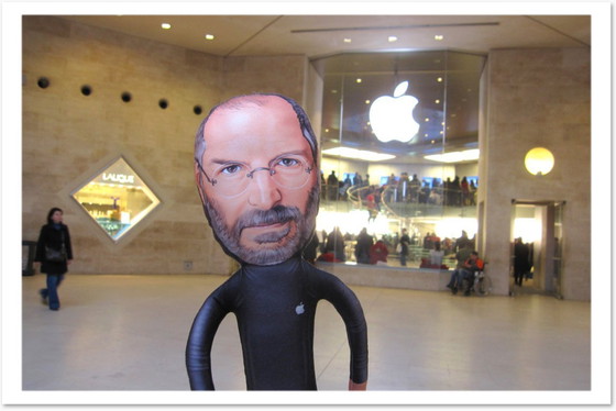 Image 1 of Steve Jobs Gift | Steve Jobs Office Decor | Textile Art Doll Collectible | Inspirational Tech Leader