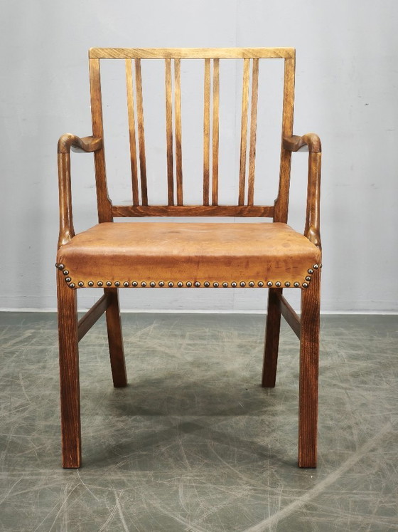 Image 1 of Fauteuil Ole Wanscher modèle 1675 pour Fritz Hansen, Danemark 1942