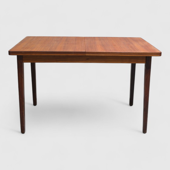 Image 1 of Vintage Uitschuifbare Eettafel - Jaren '60, Teak