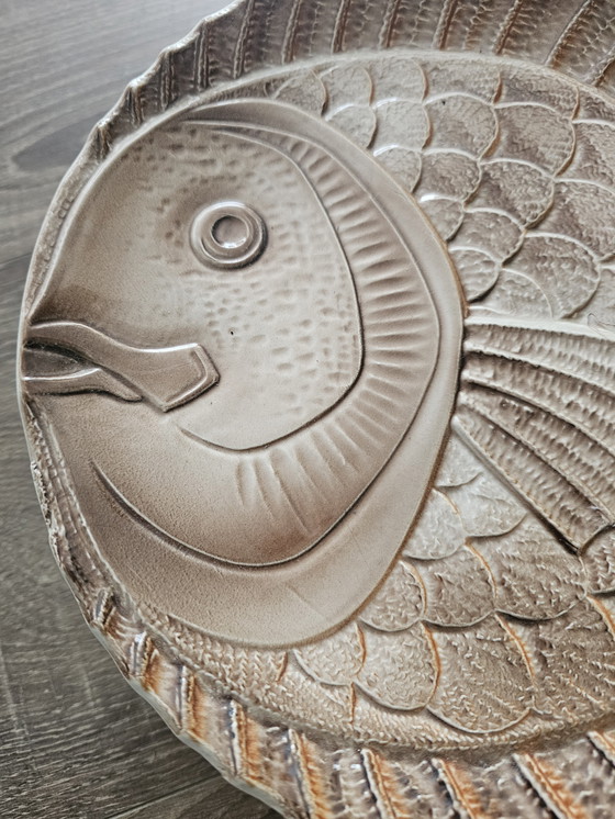 Image 1 of Piatti da pesce Sarreguemines – set di 5 – ceramica francese