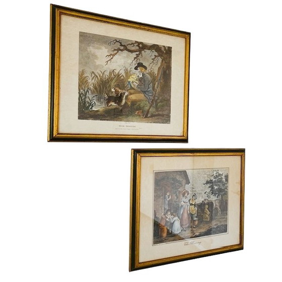 Image 1 of Set di stampe vintage di dipinti di campagna Thomas Simpson