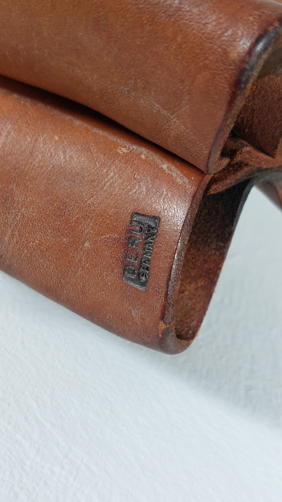 Image 1 of Decorazione origami Deru in pelle di giraffa vintage di metà secolo