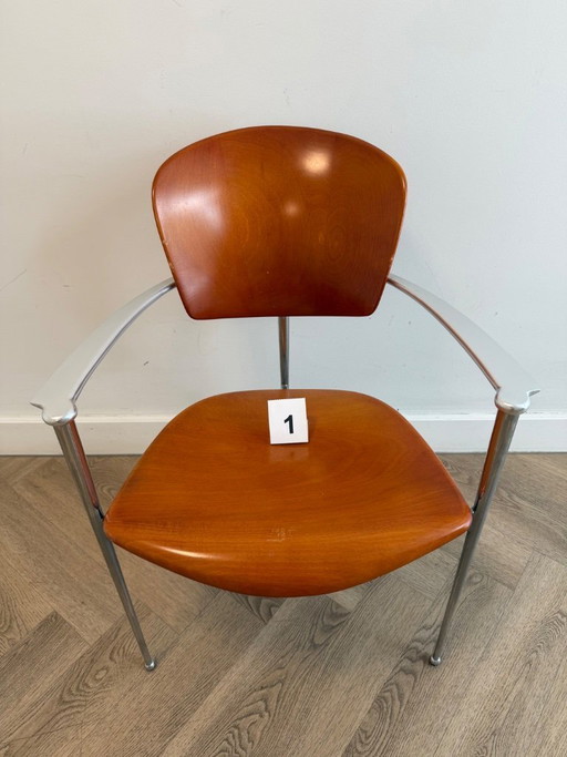 Set van 4 "Andrea"-stoelen van Josep Lluscà voor Andreu World (1986)