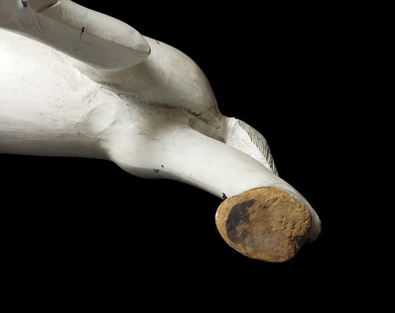 Image 1 of Cavallo in legno intagliato – Arte popolare – Francia/Svizzera, circa 1880