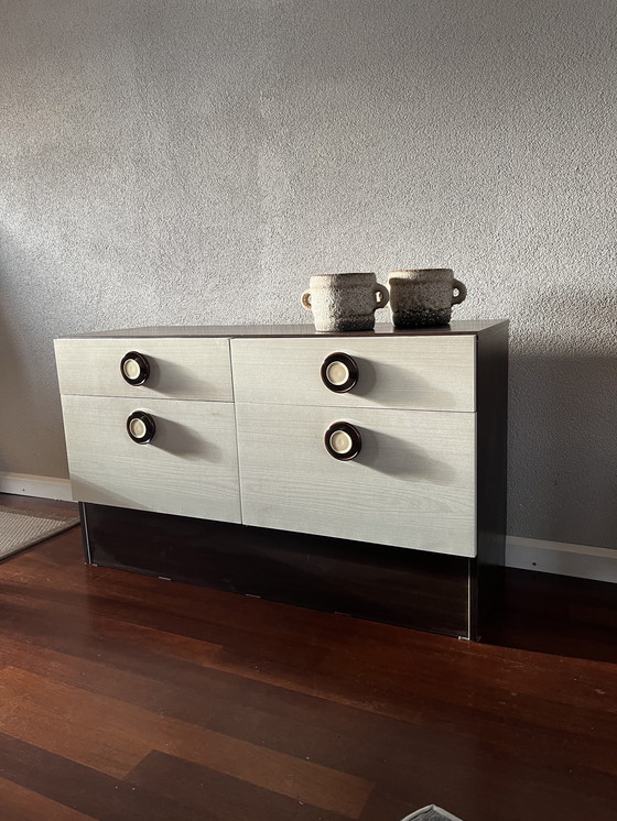 Image 1 of Vintage space age kastje uit de jaren ‘60-‘70