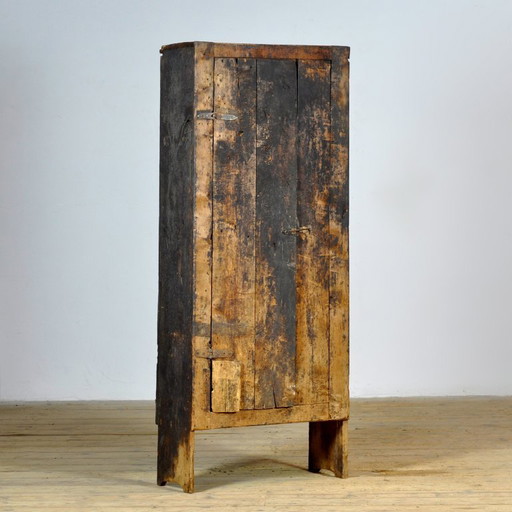 Beech Wabi-Sabi Cabinet, 1850s