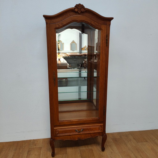 Vintage Country Louis XV vitrine, armoire de toilette, armoire murale
