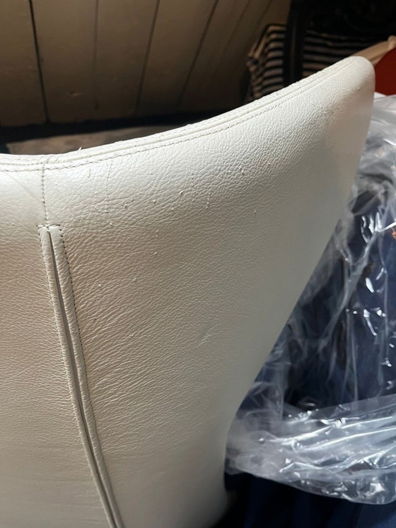 Image 1 of Set of "Take a Line for a Walk" lounge chair and footstool by Alfredo Haberli for Moroso