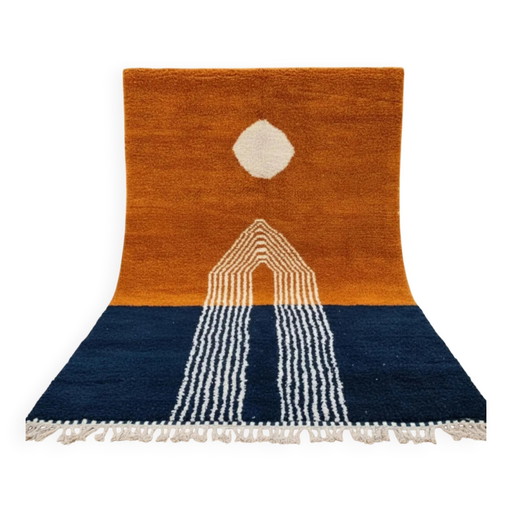 Alfombra bereber grande hecha a mano 3x2 m