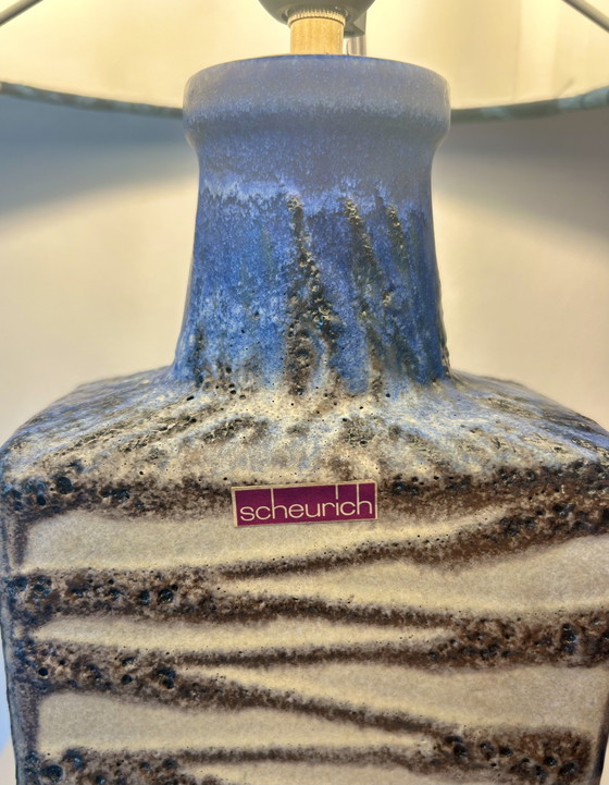 Image 1 of Extraordinary dragon lamp from Scheurich, fireplace vase