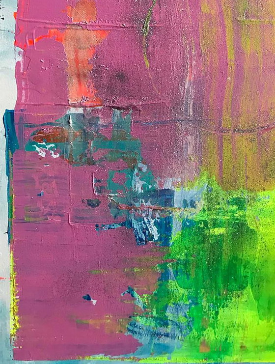 Original Acrylic Painting Abstract Expressionism New Moon – Paintings & Drawings, Canvas (photo 6 of 7)