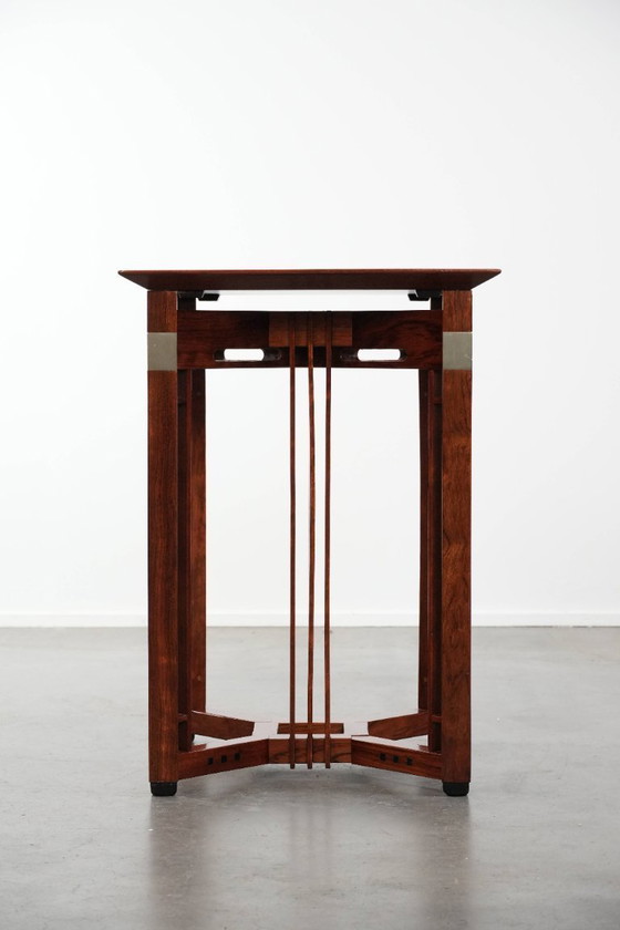 Image 1 of High square Art Deco Schuitema design side table in very good condition