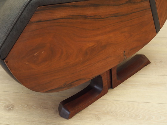 Image 1 of Leren fauteuil, Italiaans ontwerp, jaren 1970, Productie: Italië