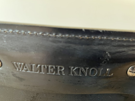 Image 1 of 4x WalterKnoll eetkamerstoel cuoio