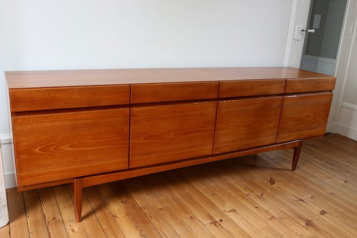 Scandinavian vintage teak sideboard Ib Kofod-Larsen, Denmark 1960