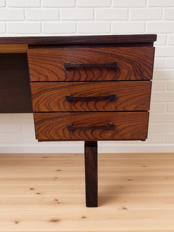 Bureau danois vintage en palissandre Torben Valeur & Henning Jensen pour Dyrlund – Bureaux, Wool (photo 6 of 13)