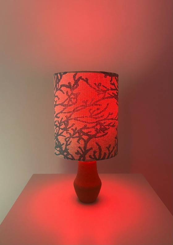 Image 1 of Reizende kleine Mini-Tischlampe - kabellos, upgecykelt aus Scheurich Vase 50er Jahre