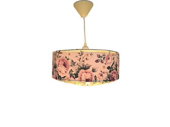 Image 1 of Philips - hanglamp -  NPD 28/00 - textiel - metaal - bakeliet - 1960's