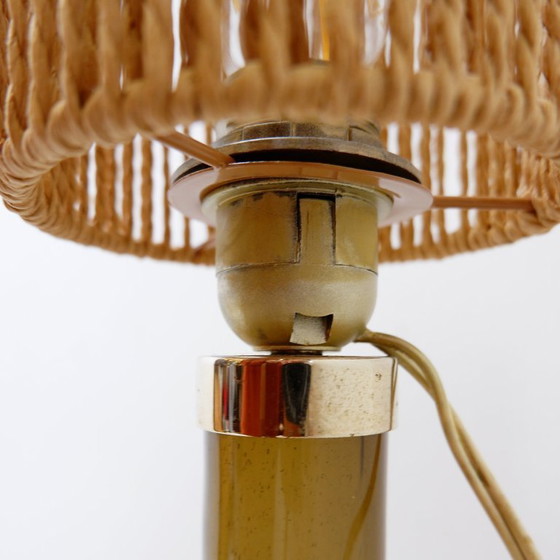 Image 1 of Lámpara de mesa de cristal diseñada por Nanny Still para Raak, Países Bajos, década de 1960