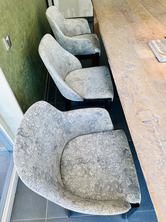 Molteni&C Chelsea Jean Paul Gaultier Stoelen 5 Stuks – Eetkamerset, Cotton, Polyester (photo 9 of 15)