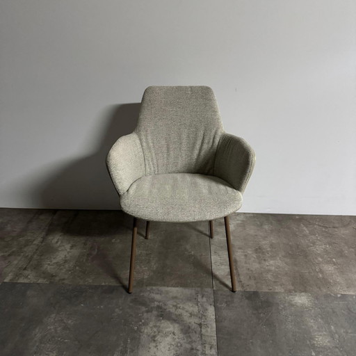 Maple Set van 4 – Bert Plantagie, eetkamerstoelen, Plastic, Textile (photo 2 of 4)