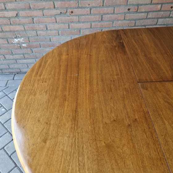 Image 1 of A A Patijn  poly z serie Zijlstra vintage ronde tafel uitschuifbare tafel