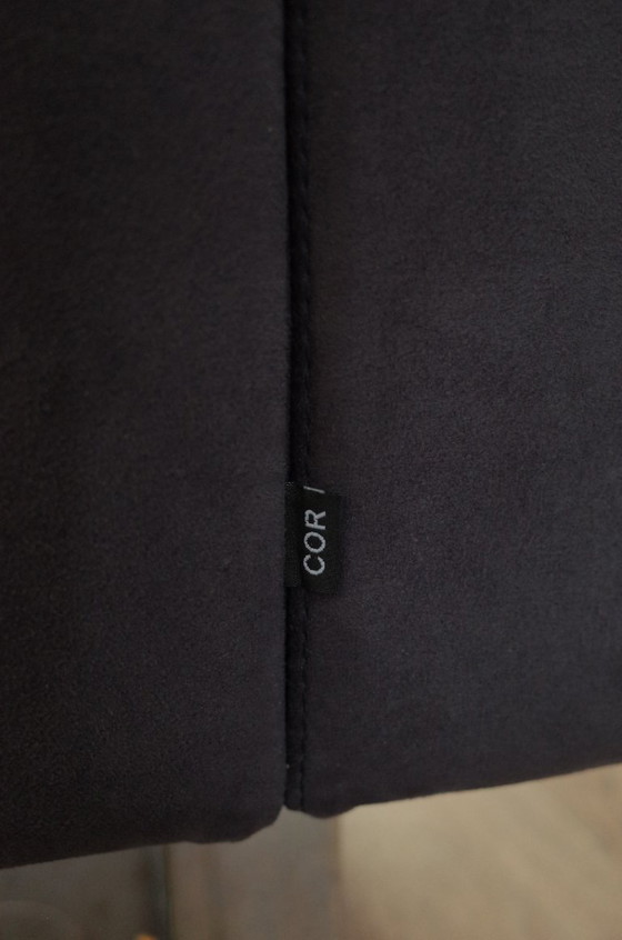 Image 1 of Fauteuil COR Conseta Faux Suède Bleu Marine