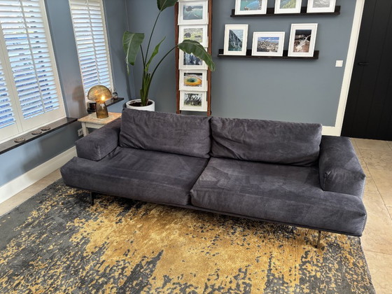 Movani sofa with ottoman, can be used as a regular or lounge sofa, anthracite, Modular sofas, Textile, rvs (photo 14 of 15)