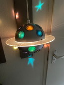 Dirigeable IKEA Boule Disco Étoiles et Planètes