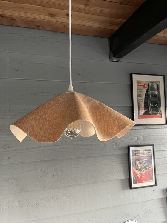Image 1 of Suspension vintage wabi-sabi dans le style de Mario Bellini