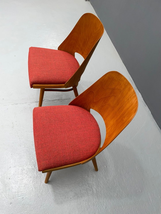 Image 1 of Pair of TON Model 514 Dining Chairs – Radomír Hofman, 1960s