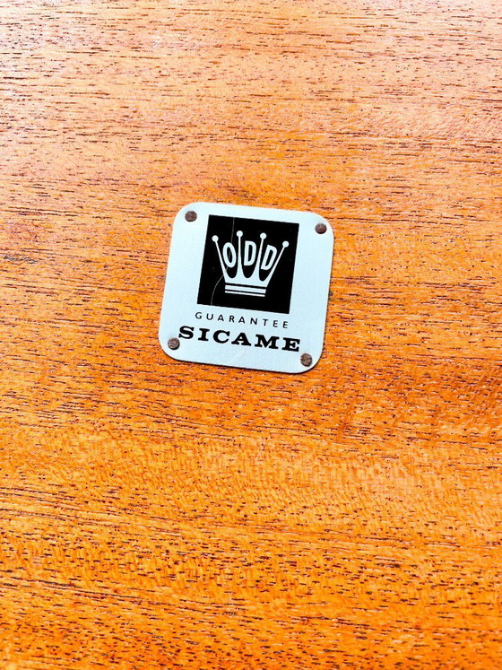 Image 1 of Vintage Sicame Coffee Table - Mid-Century Modern - Belgian Design - 1960s