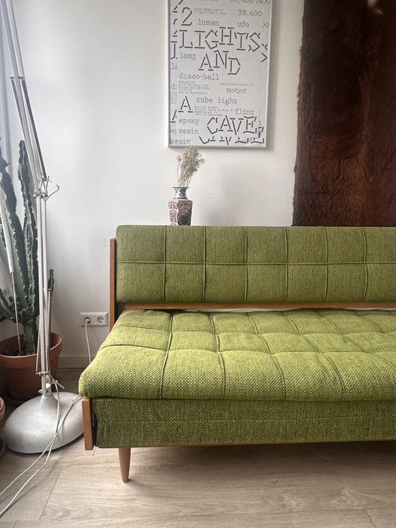 Image 1 of Vintage hardwood 40s German Sofa