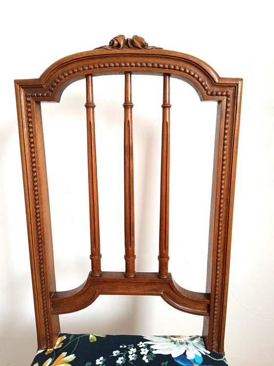 Image 1 of Sedia stile Luigi XVI Napoléon III in stile art nouveau