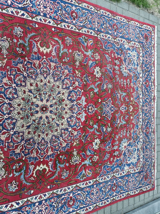 Hand-knotted Kashan rug 350x258 – Rugs & carpets, Cotton, Wool (photo 8 of 15)