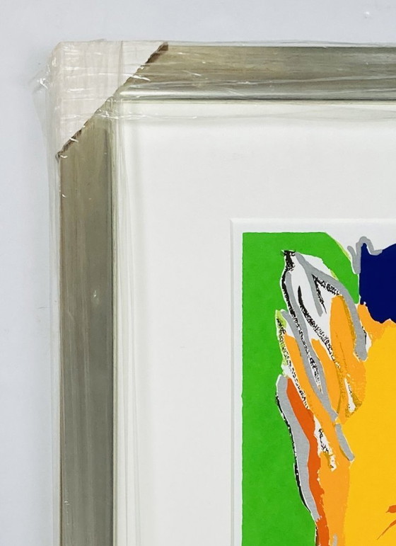 Image 1 of Sylvia Kristel – Wink – Siebdruck – Rahmen