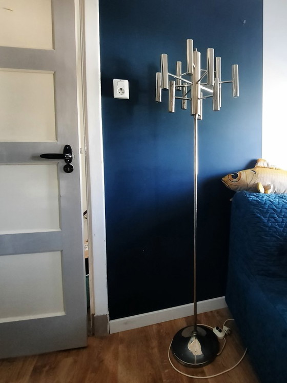 Image 1 of Vintage mid-century floor lamp in Sciolari style