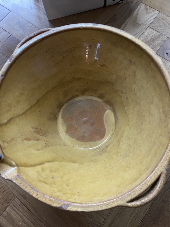 Image 1 of Gran cuenco para espumadera de Francia del siglo XIX