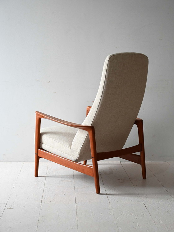 Image 1 of Poltrona scandinava in teak di Alf Svensson per DUX