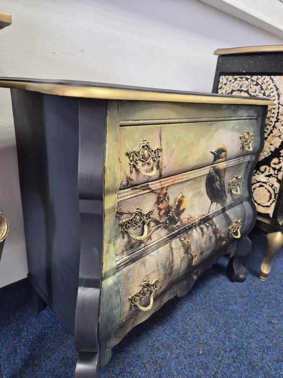 One-of-a-Kind Bird Chest of Drawers – Hand-Finished Art Furniture – Luxdekor, Wood (photo 3 of 5)