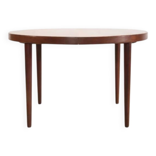 Round Rosewood dining table by Kai Kristiansen, 1960s – Mobler, eettafels, Vintage