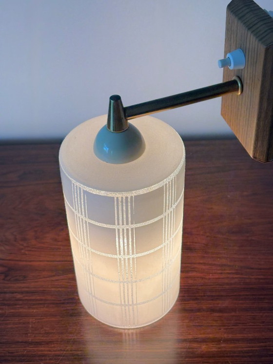 Vintage retro wall light from the 70s – Metal, Glass (photo 4 of 7)