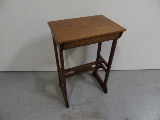 Image 1 of Vintage Oak Sidetable