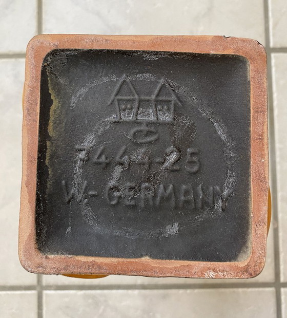 Image 1 of Jarrón marrón y naranja de Carstens modelo 7444-25 West Germany Pottery